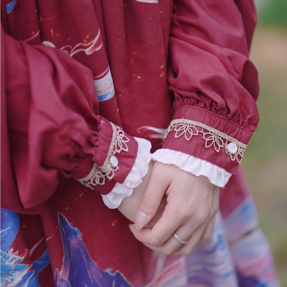 lolita red dress small - Picture 5 of 6